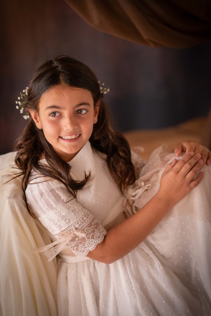 A2fotógrafos comuniones retrato infantil estudio vitoria pais vasco niña niño sesion fotos princesas